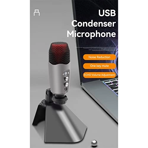Capacitor USB Microphone - Capacitive chip high sensitivity compatible with smartphones