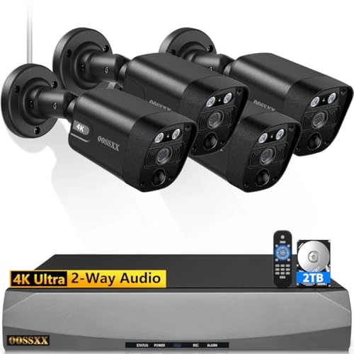 OSX-4KPOE-B80042TB - 4 cameras 8 channels 4K 8.0Megapixel