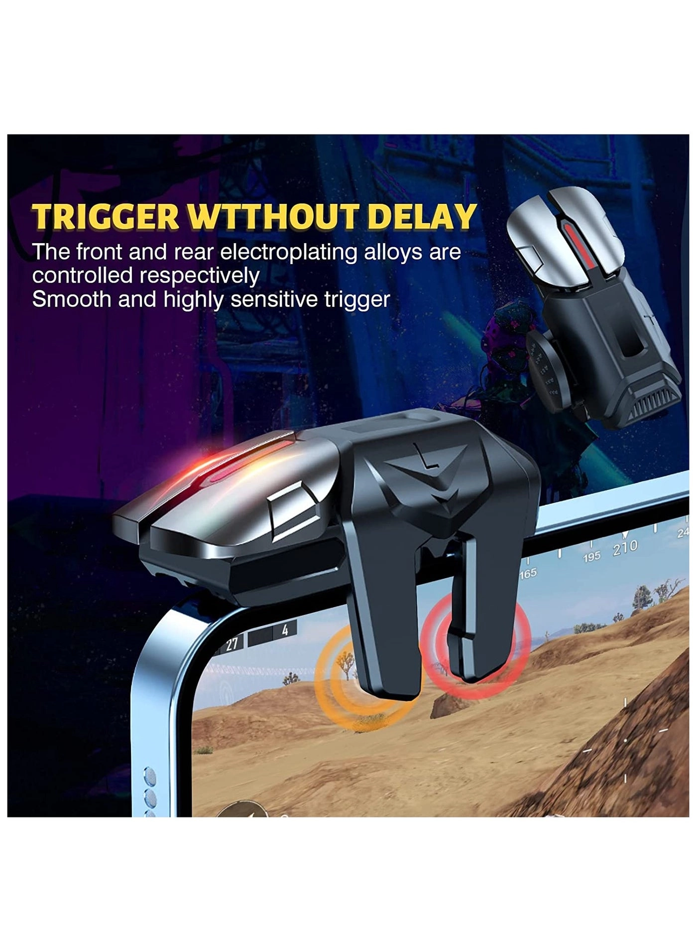 Mobile Game Controller Trigger - PUBG Fortnite Call of Duty