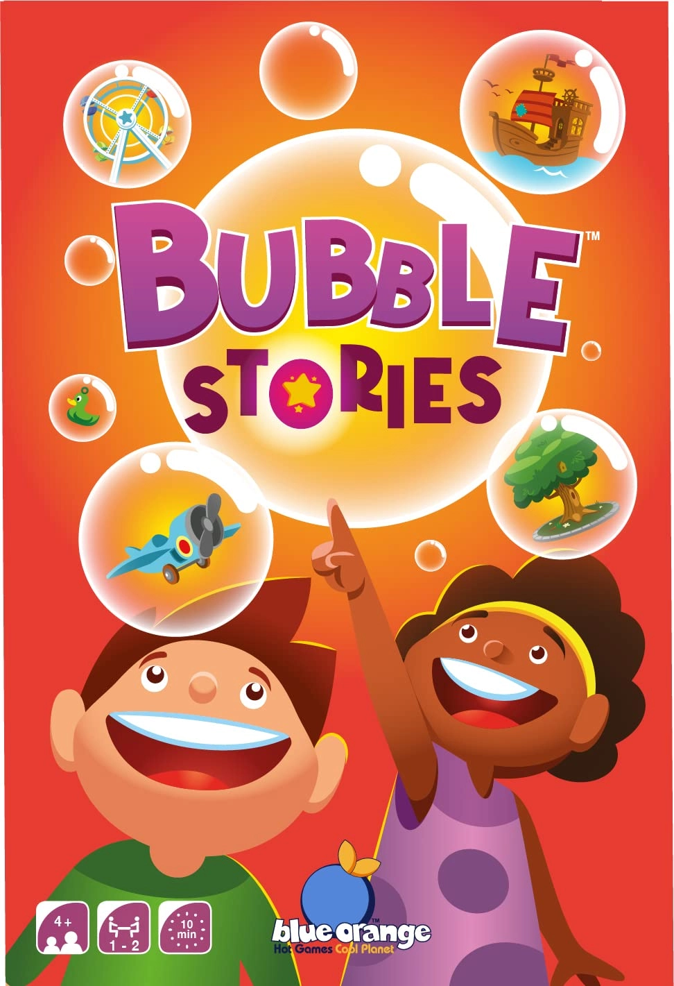 Blue Orange Bubble Stories - Card Game