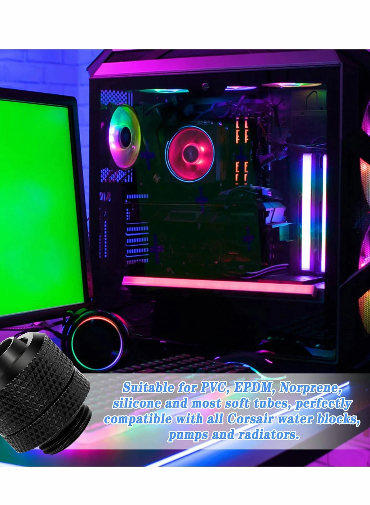 Water Cooling Compression Fitting