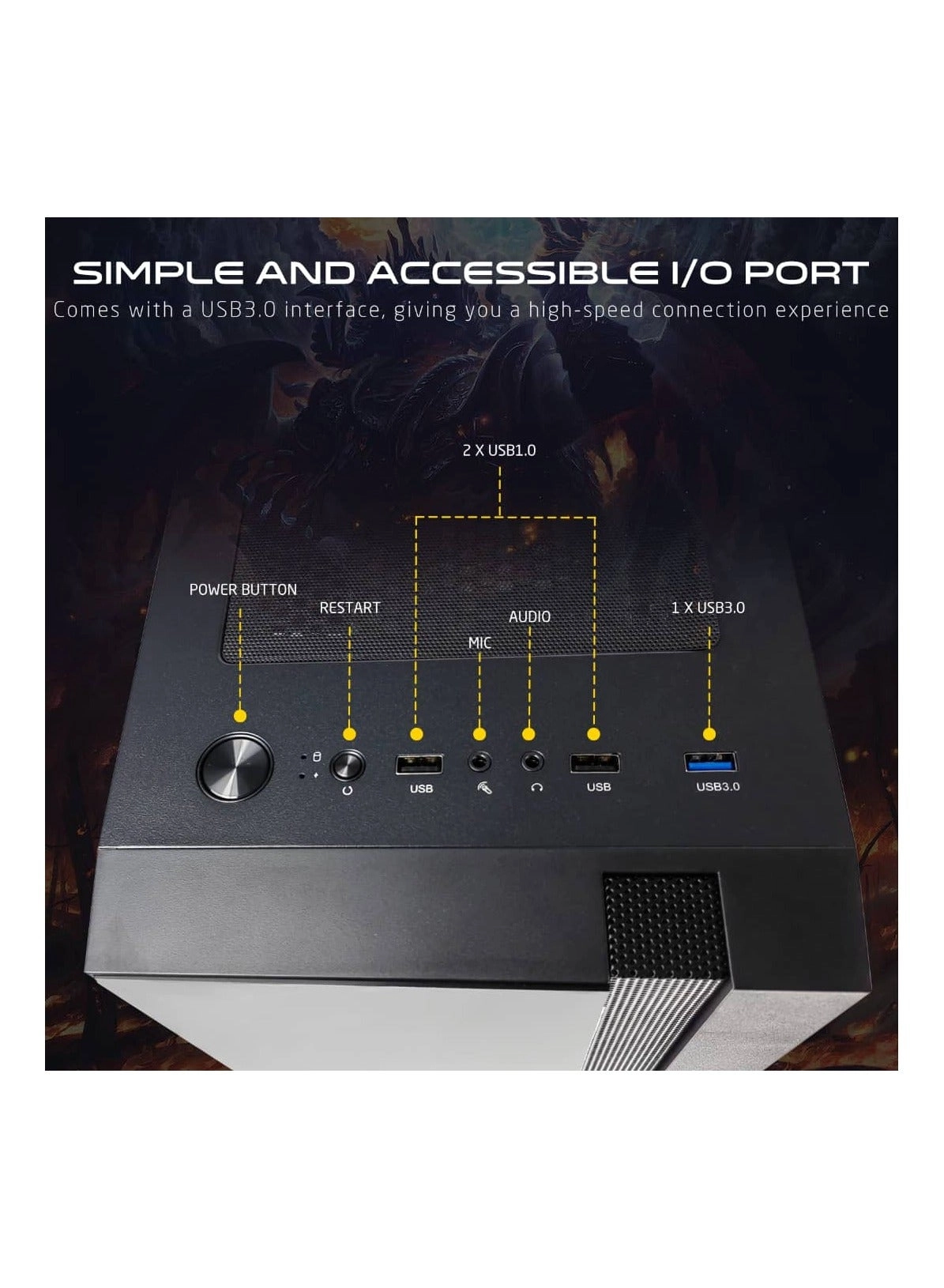 TRIDENT II - Tempered Glass Mid Tower