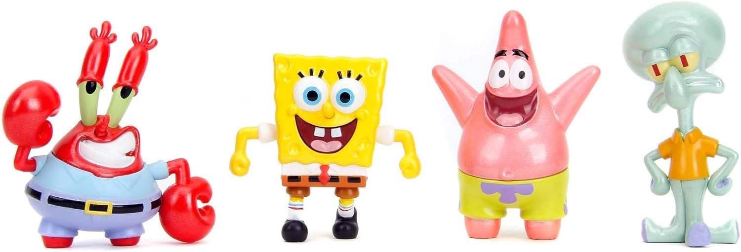 Jada Toys Sponge Bob 4-Pack Figures (sim-253252042) 4 pcs