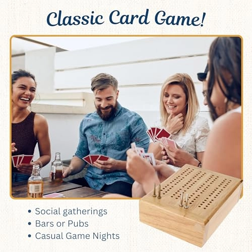 Cribbage Board - Travel Foldable 2 Track Set
