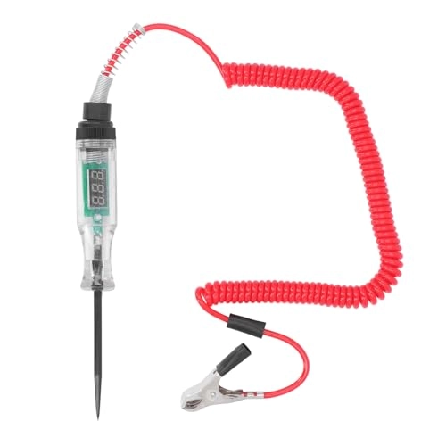 Auto Circuit Tester - LED Digital Display Red Wire New Type