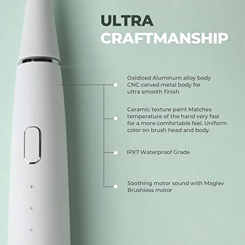 Azure - 5 Cleaning Modes 2 Brush Heads Rechargeable