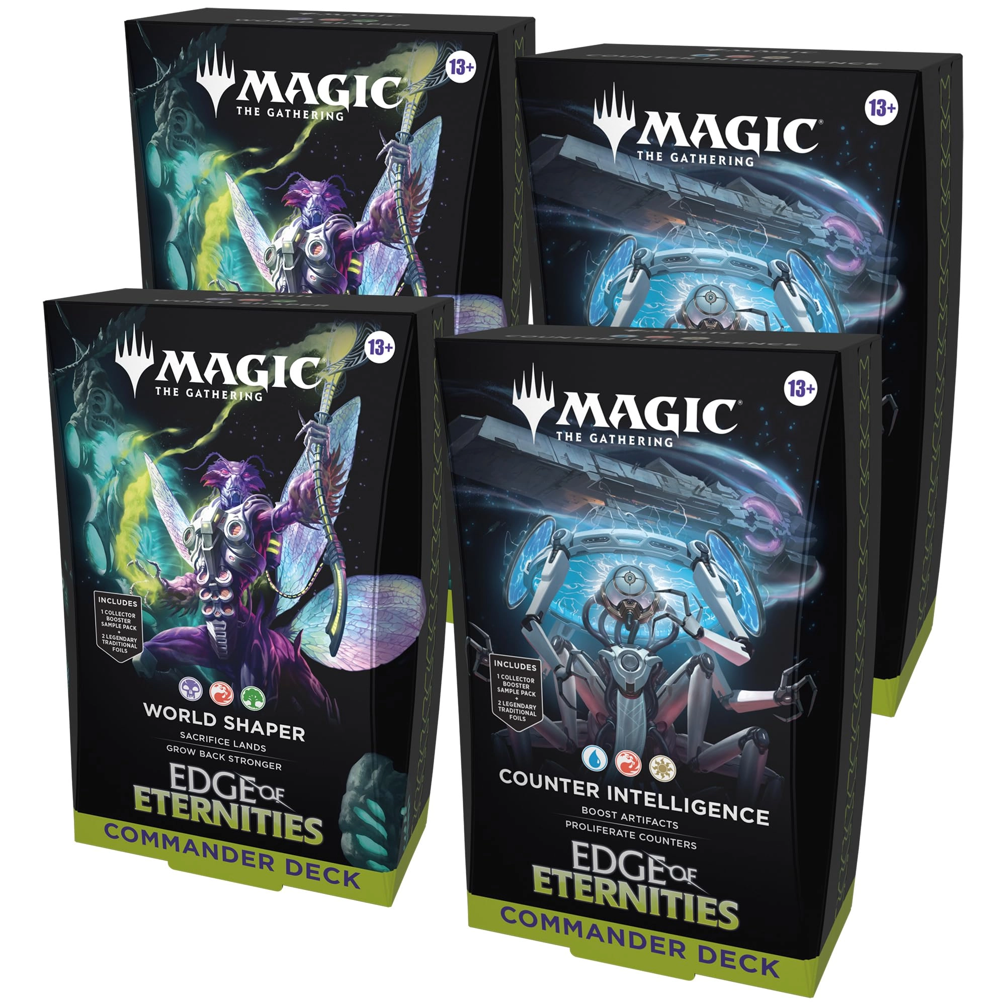 Magic: the Gathering World Shaper 2pcs + Counter Intelligence 2pcs