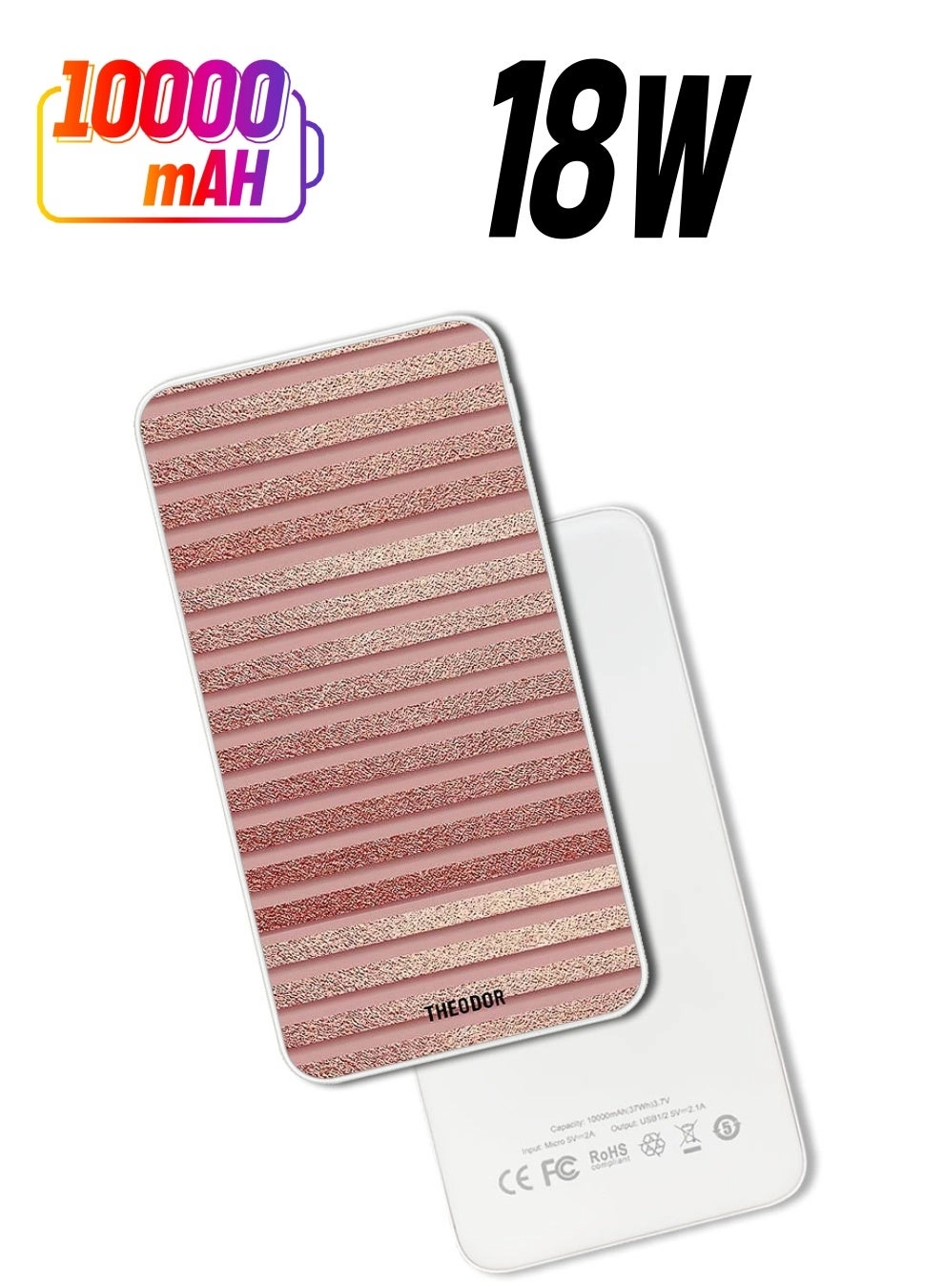 Theodor EX_PPBA442 - 10000mAh 18W Quick Charging 3.0