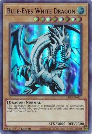 Blue-Eyes White Dragon LDS2-EN001 - 1st Edition