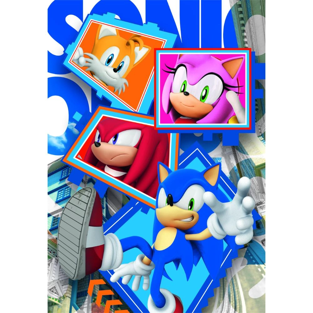 Sonic With Friends Puzzle (527-25038) - 104 pcs
