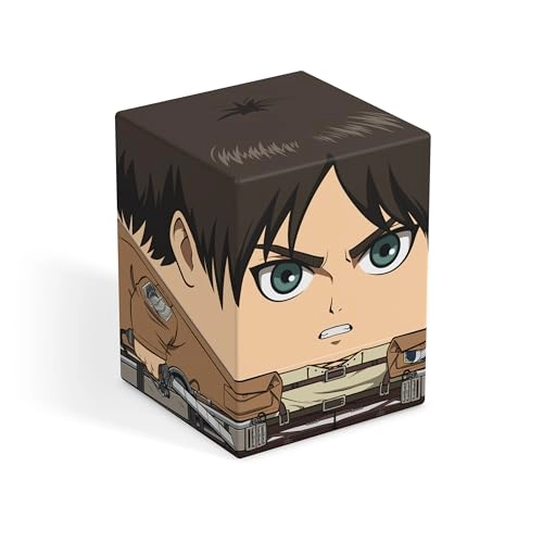 Squaroe - Eren - Attack on Titan - Holds up to 100 playing cards (9.86 cm) (SQR100154)