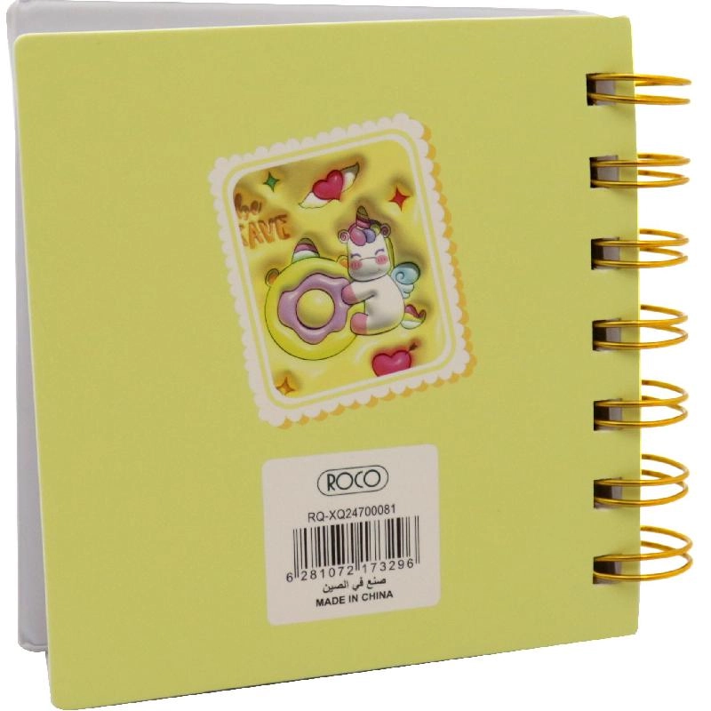 Notebook 19 X 26 cm Spiral - Grid 100 Sheets
