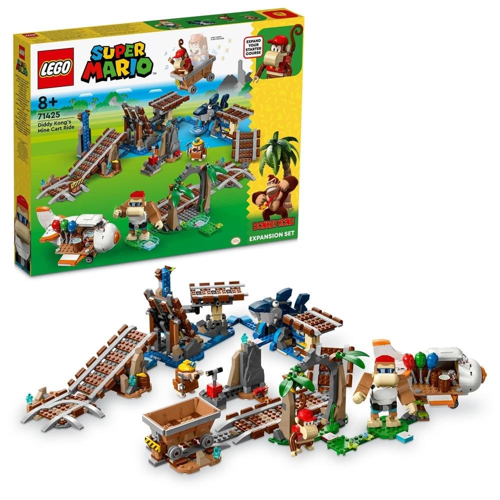 LEGO Super Mario Diddy Kong's Mine Cart Ride Expansion Set (71425)