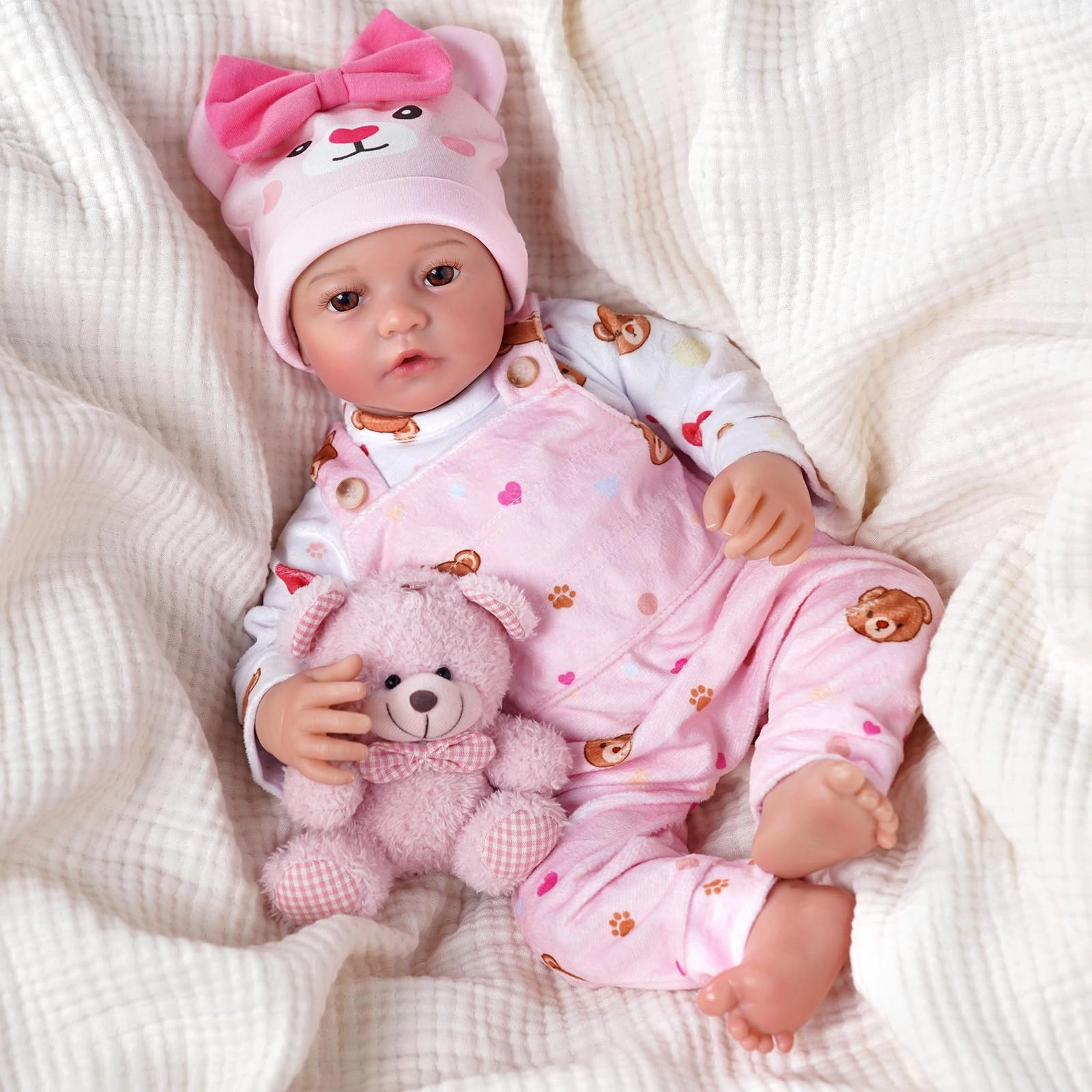 BABESIDE Reborn Baby Doll - 17 Inch Fabric Body Ages 3+
