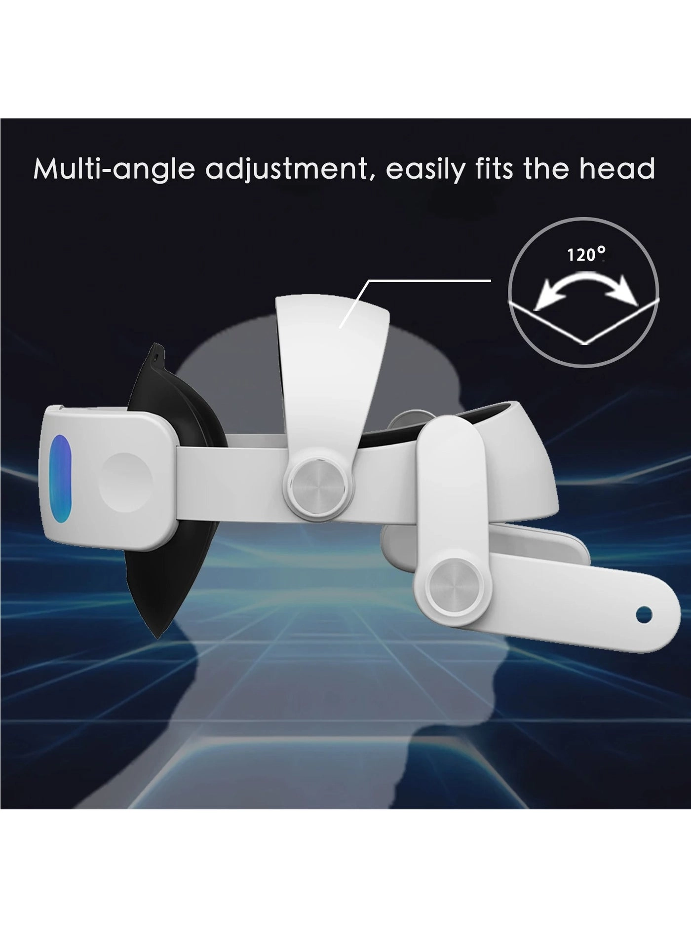 MT3 pro-VR head strap - 6000mAh Meta Quest 3