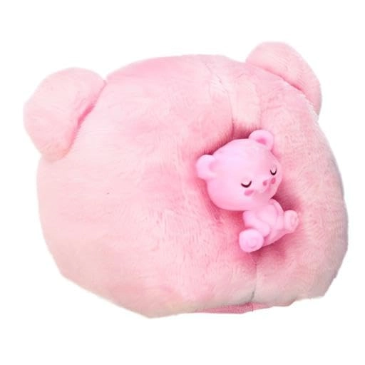 Chelsea Doll - Cutie Reveal Cozy Cute Tees Series Plush Teddy Bear Brunette