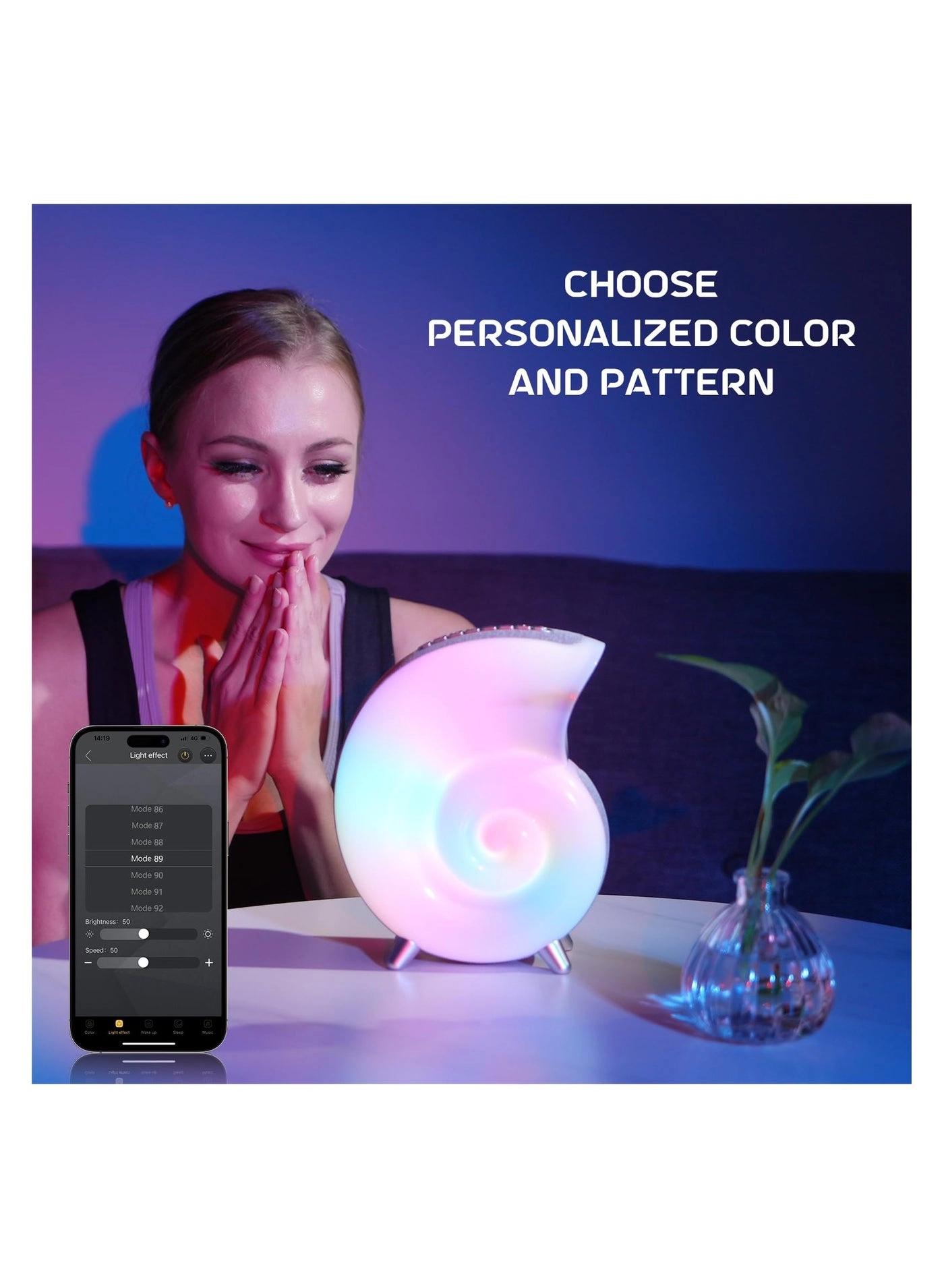 256 Scene Modes Desk Lamp - Music Speaker 16 million colors