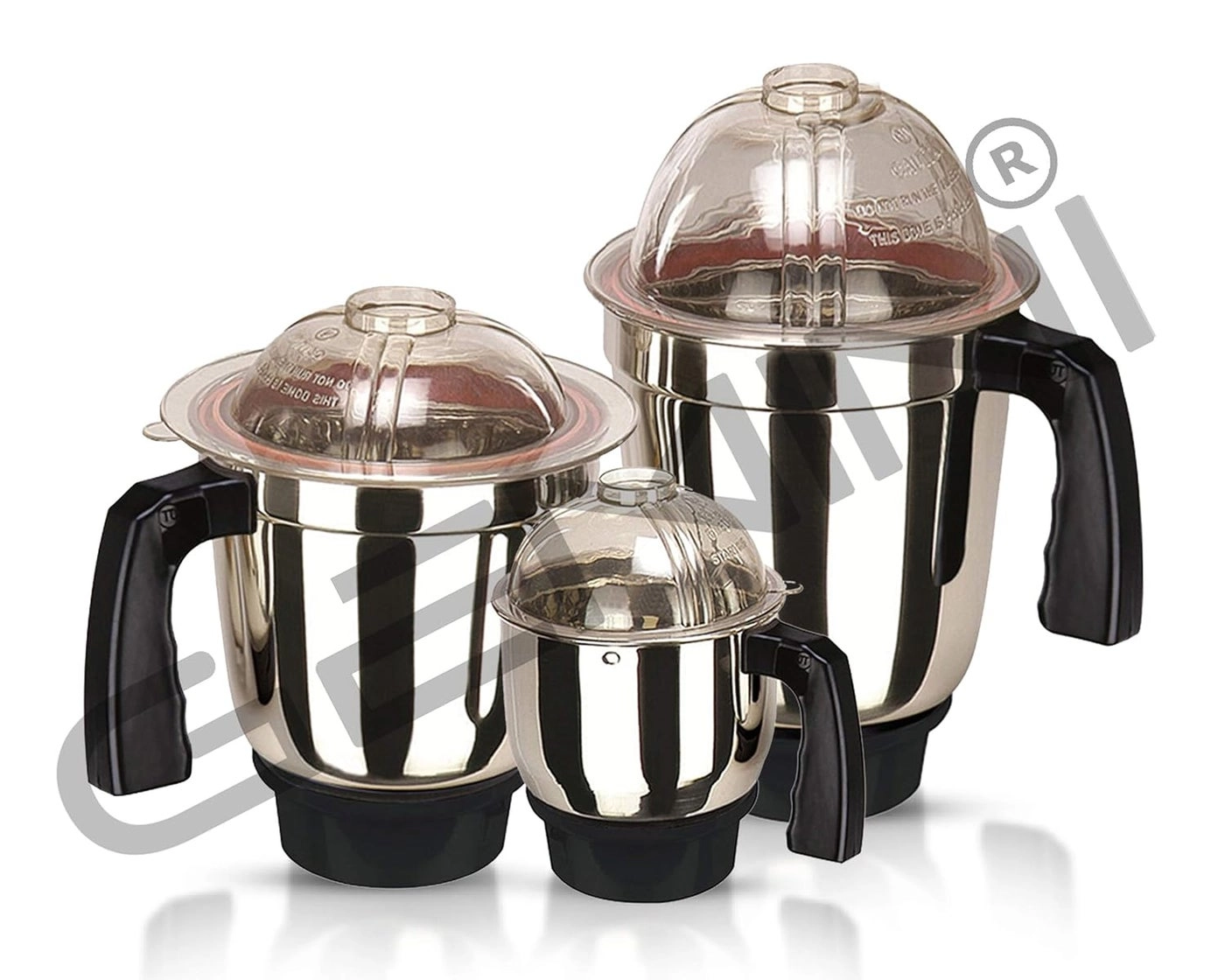 Mixer Jar - 3 Stainless Steel + Juicer Jar - 1