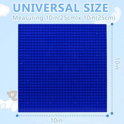 Classic Building Baseplates - 25.4X25.4cm 6-Pack