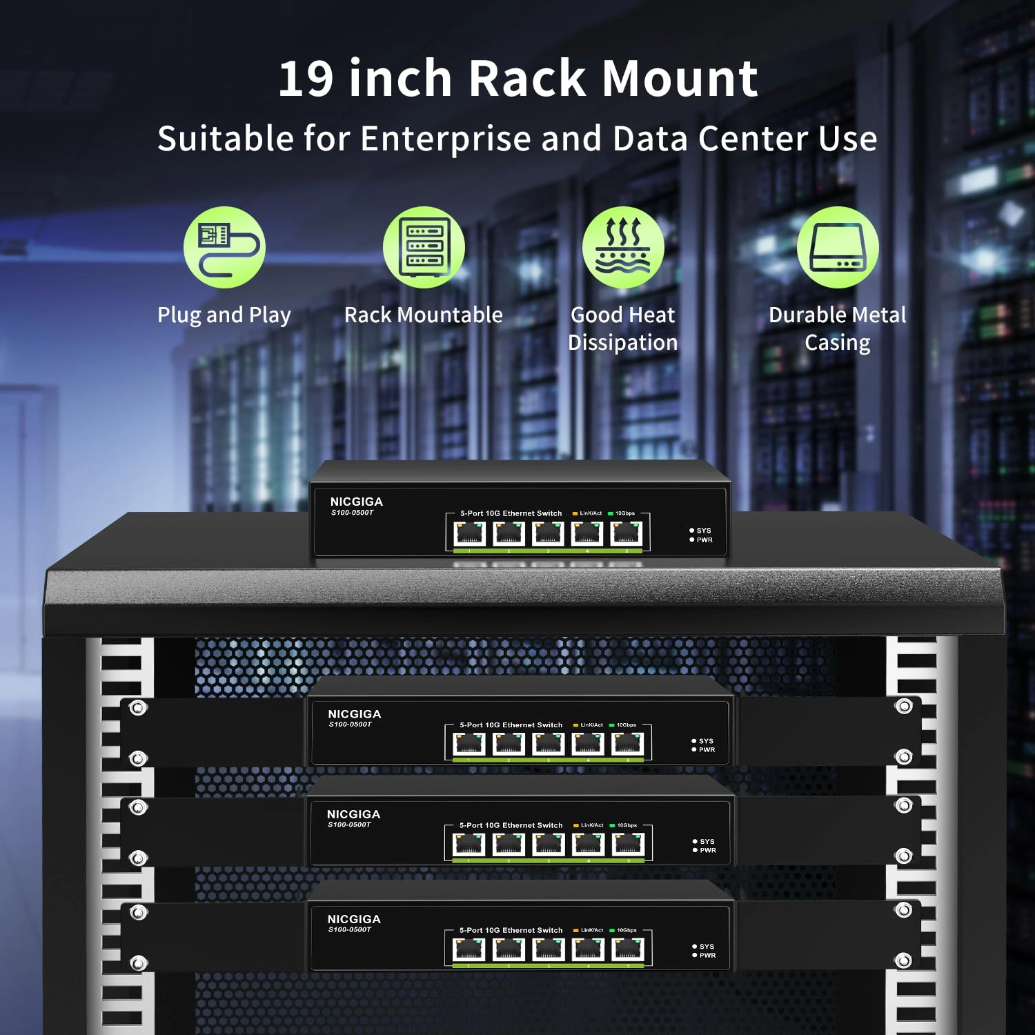 S100-0500T 5-ports