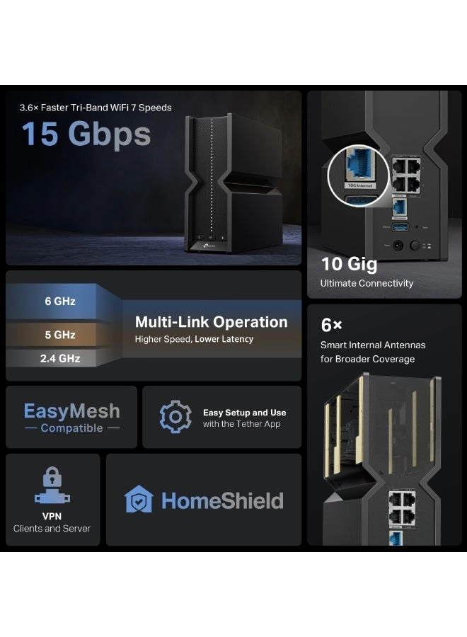 BE700 - 15000Mbps Wi-Fi 7