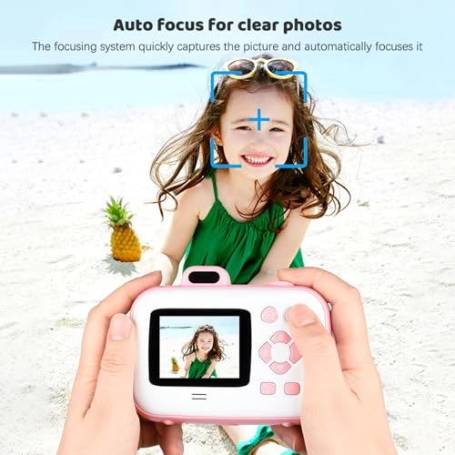 Cute Kids Instant Camera - 42M 2.7K 2.4-inch IPS