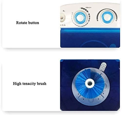 Mini portable single barrel Washing Machine - Semi-Automatic 4.5Kg Shoe washing