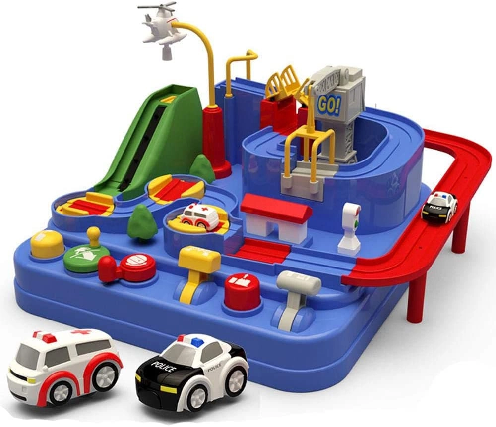 Duchic School Bus Track Toys