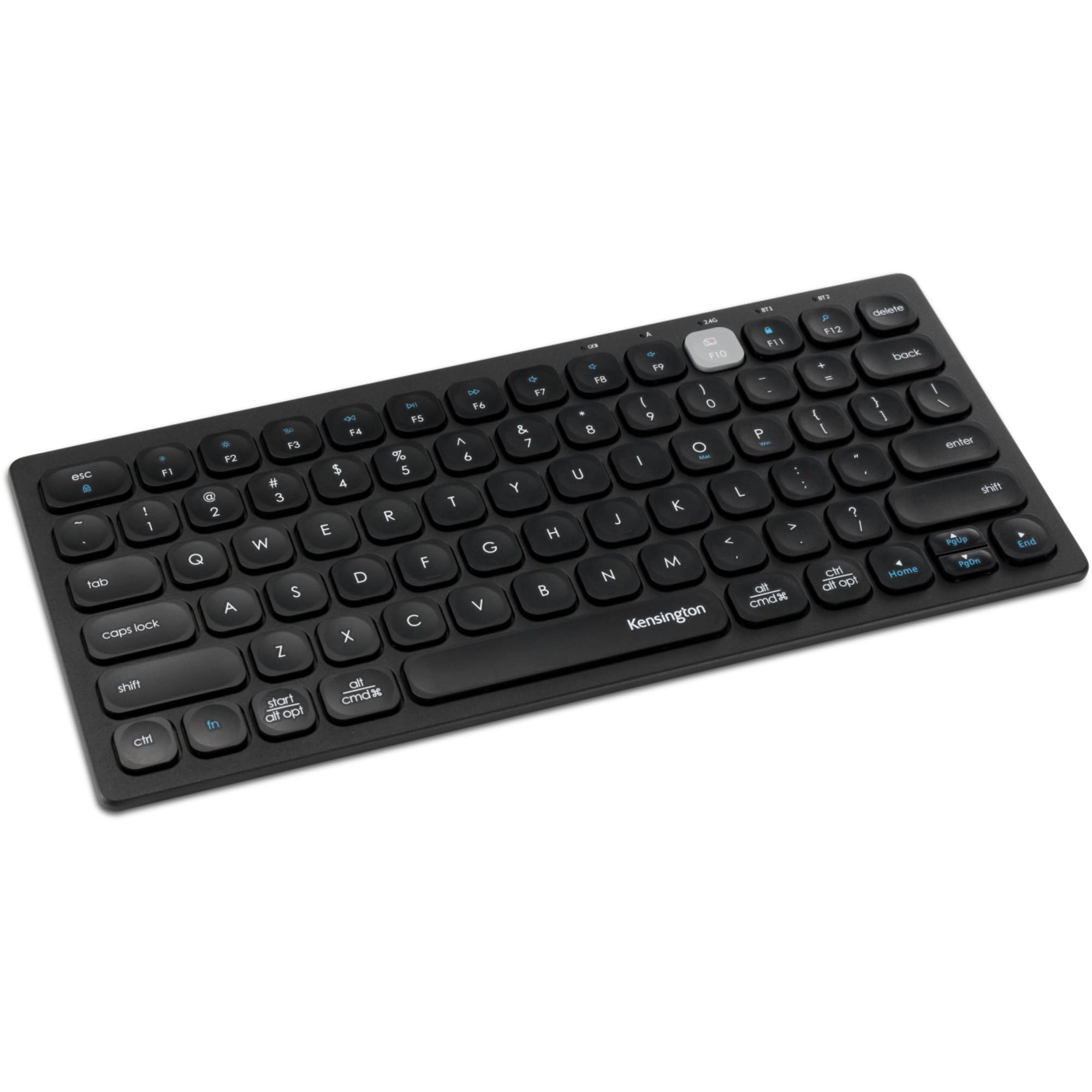 Kensington Compact Multi-Device Dual Wireless Keyboard - Windows Mac iOS ChromeOS
