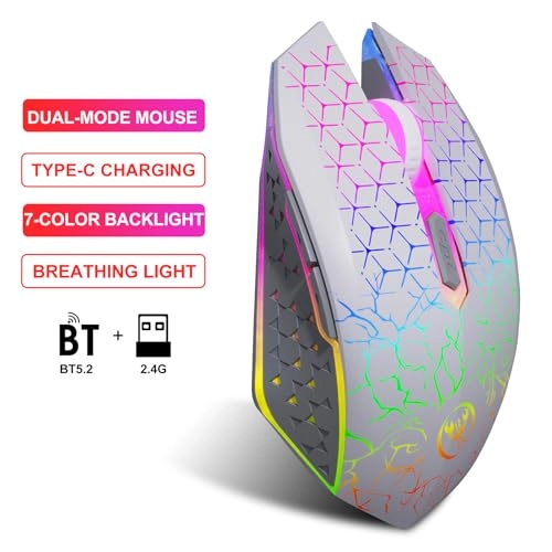 Dual Mode Wireless Mice - 2.4G BT5.2