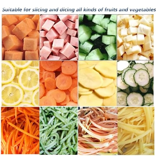 3-in-1 Vegetable Grater Dicer Slicer - Electric