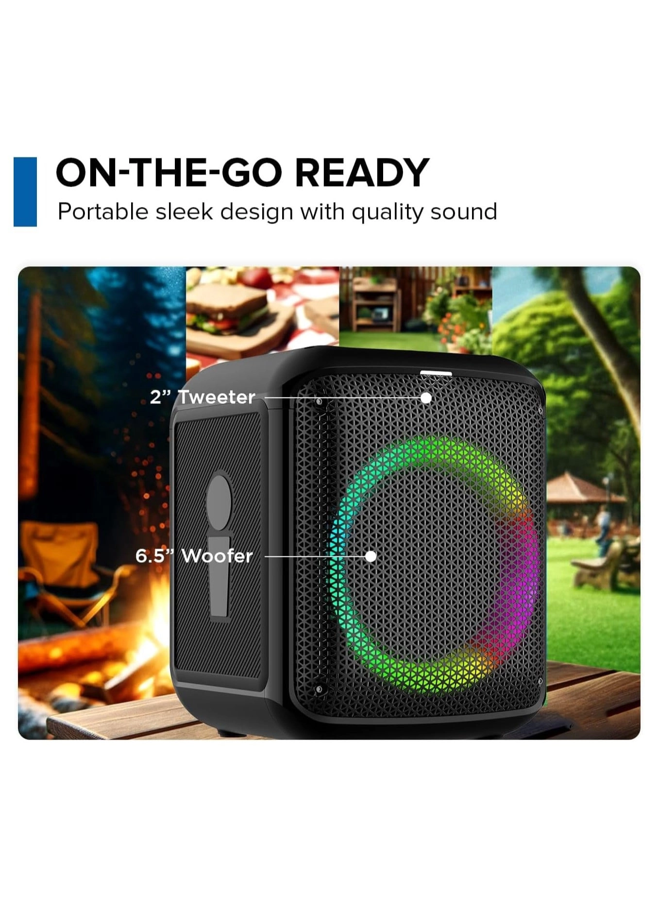 Portable Bluetooth Boombox - 100W 200W