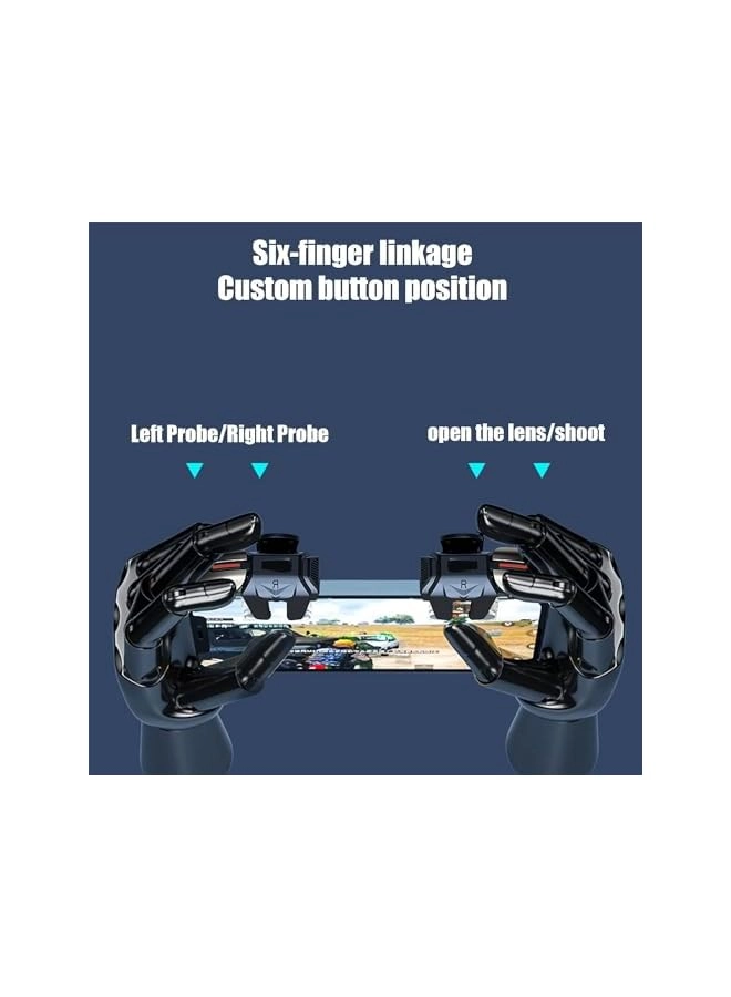 6 Trigger Mobile Controller - Pubg Call of Duty Fortnite Knives Out Rules of Survival