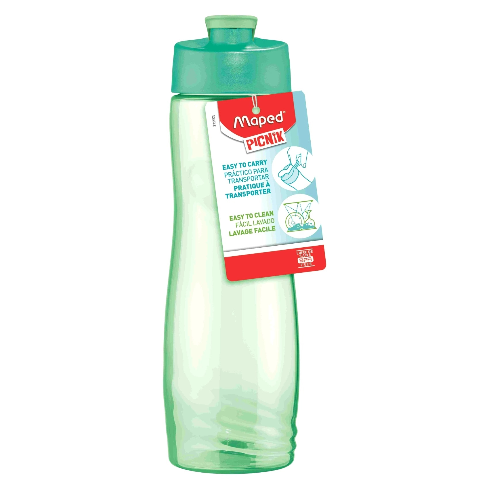 Maped Picnik Origins Water Bottle - Leak-proof lid 750 ml