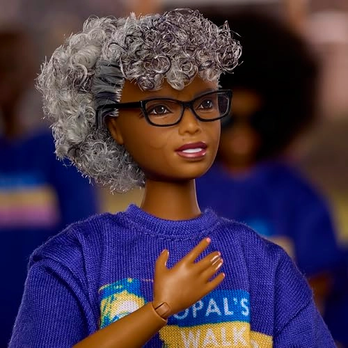 Opal Lee Doll - Inspiring Women Blue “Opal’s Walk for Freedom” T-Shirt Ages 6+