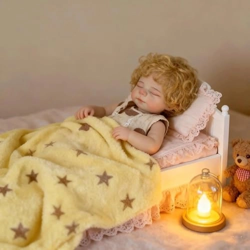 Pascale Reborn Baby Doll - 18 inch Vinyl sleeping Ages 3+