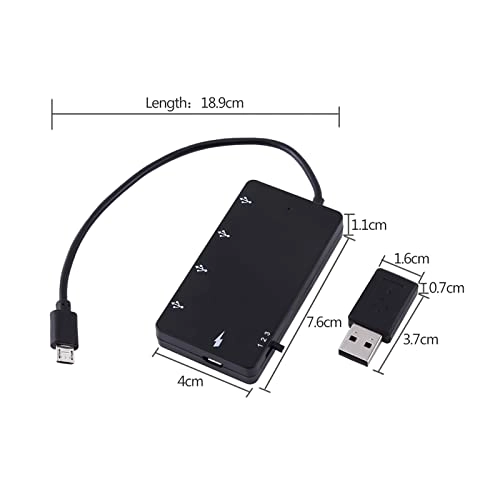 4 Port USB 2.0 Hub OTG Adapter