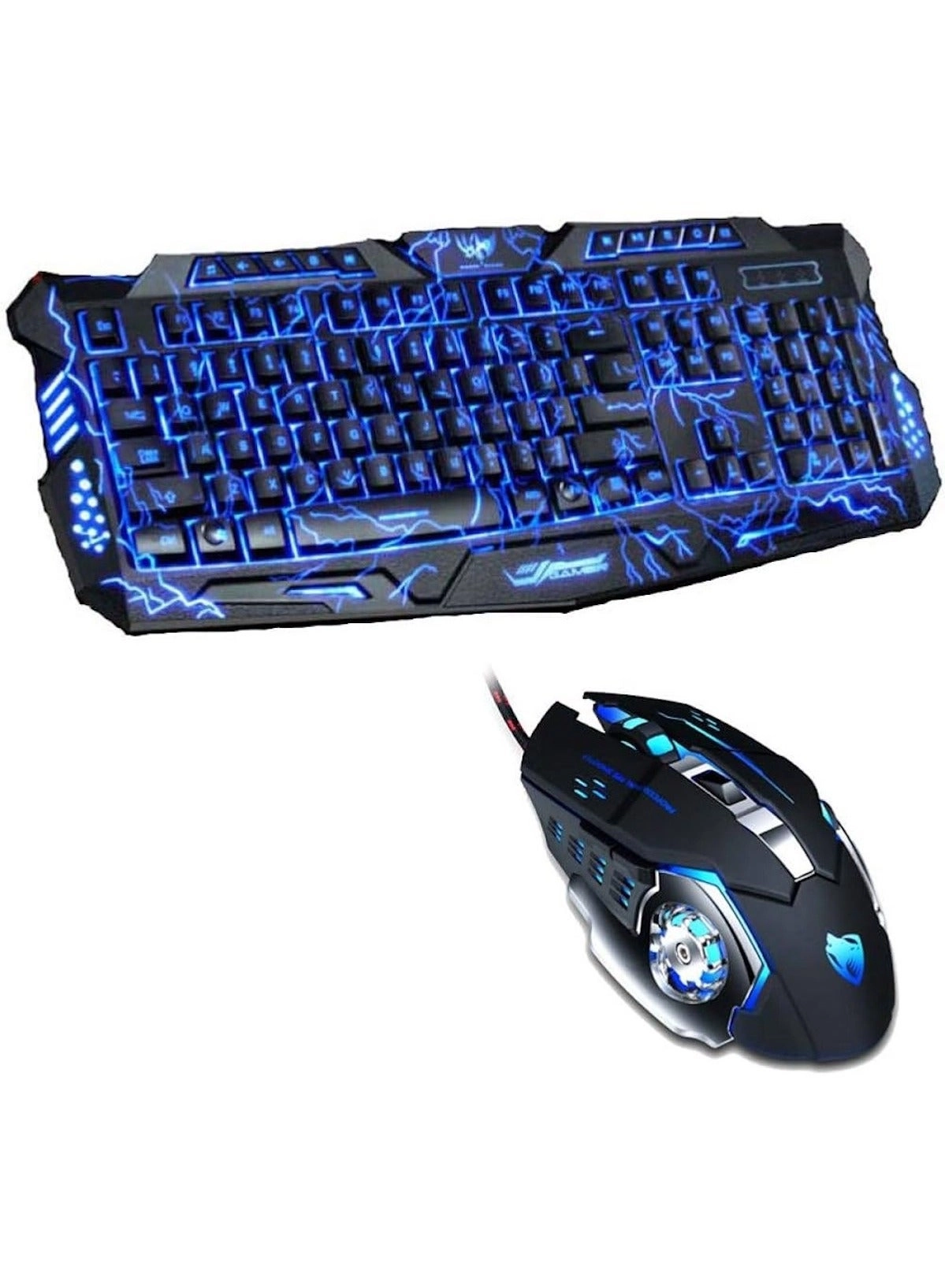 Huitich Gaming Keyboard + Gaming Mouse - Wired