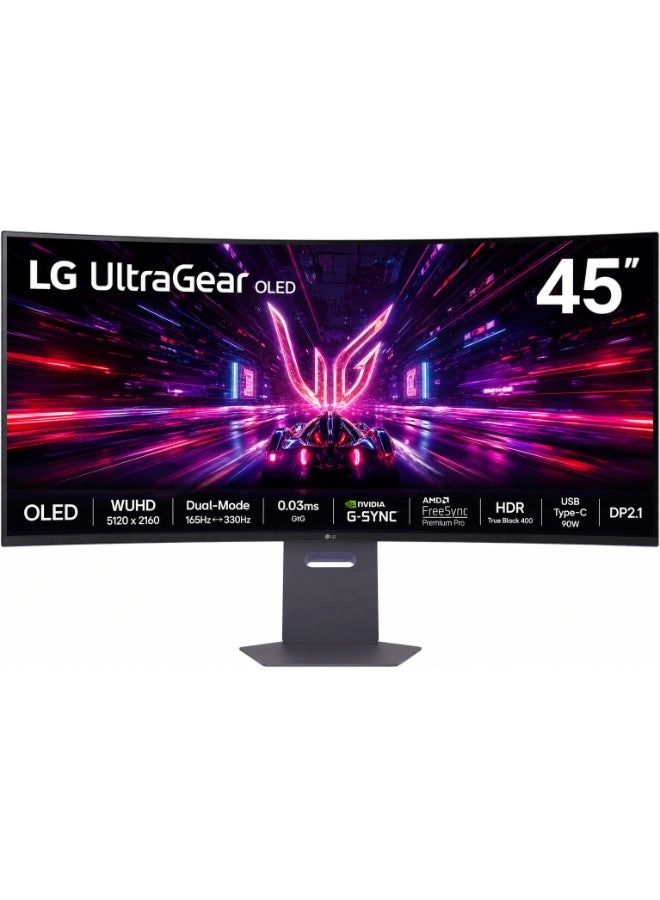 LG UltraGear Ultra HD OLED Monitor - 5K2K (5120 x 2160) 45-inch