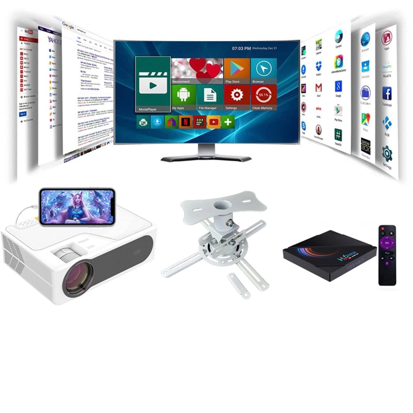 Projector - 12000 Lumens Native 1080P