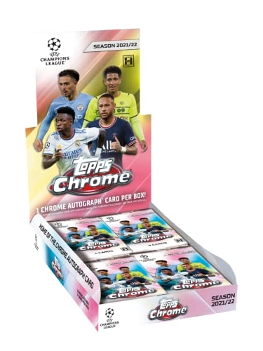2021/22 UEFA Champions League Chrome - 18 Packs/Box 4 Cards/Pack