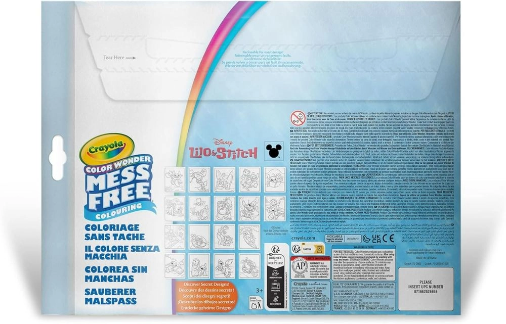 Color Wonder Mess-Free Colouring Set - Disney Lilo & Stitch - 22 Pcs