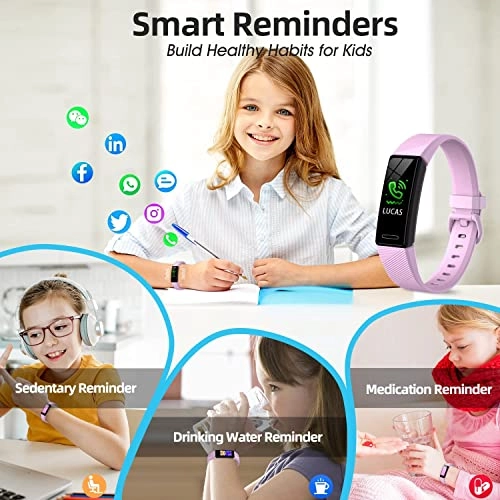 Fitness Tracker Watch - IP68 Waterproof Heart Rate Sleep Monitor