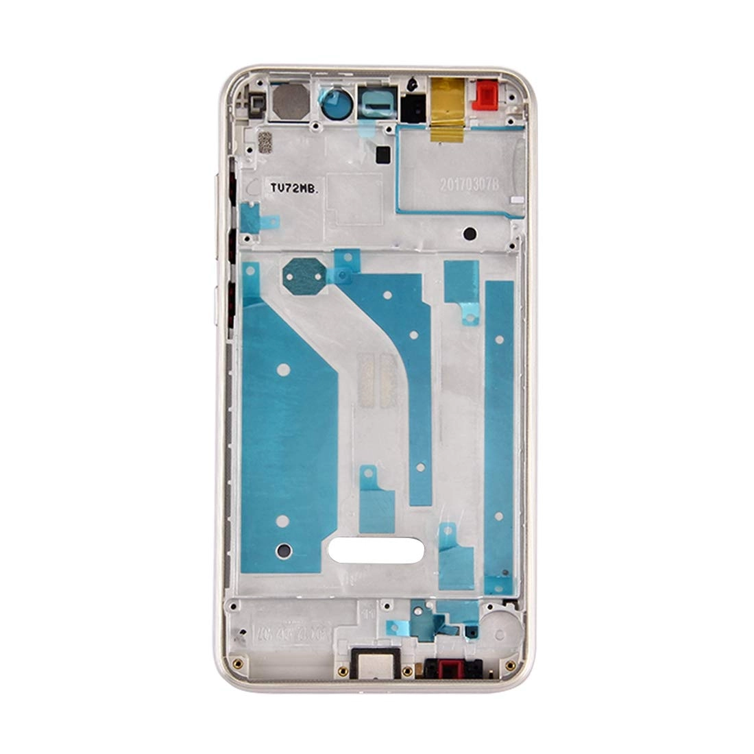 Honor 8 Lite / P8 lite 2017 Front Housing LCD Frame Bezel Plate - Black