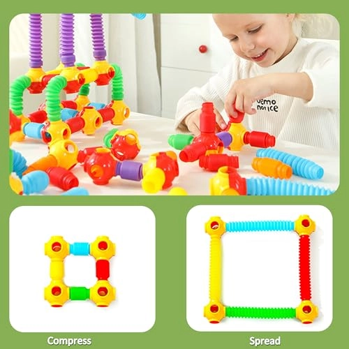 Pop Tubes - 36 months - 15 years 60 pieces