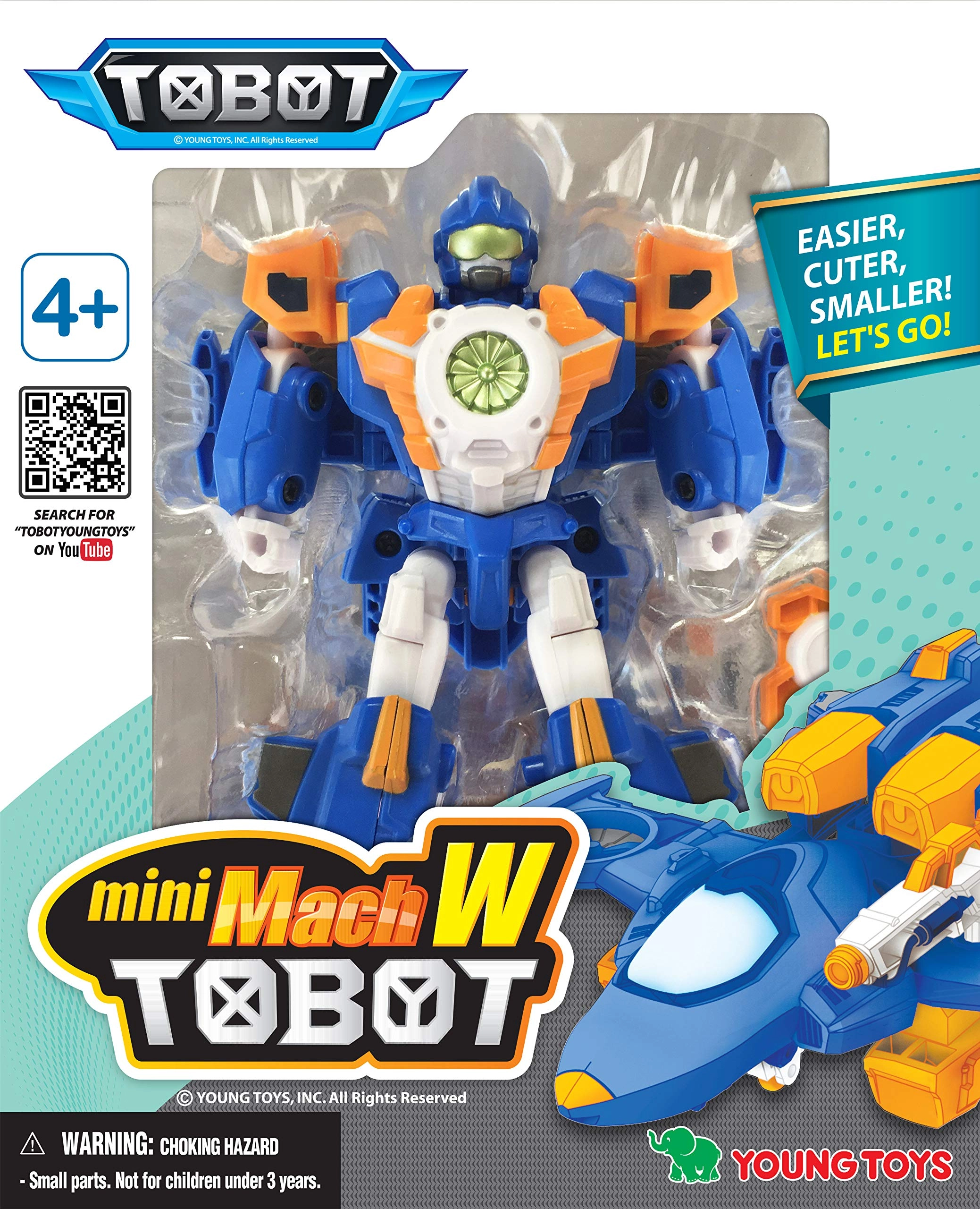 Mini Mach W - Transforming Jet Robot Car