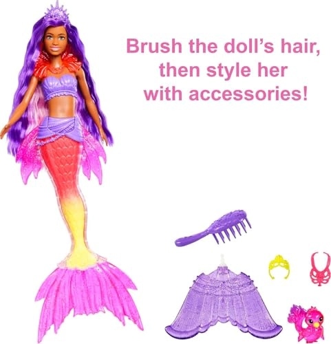 Power Brooklyn Mermaid Doll - Pink