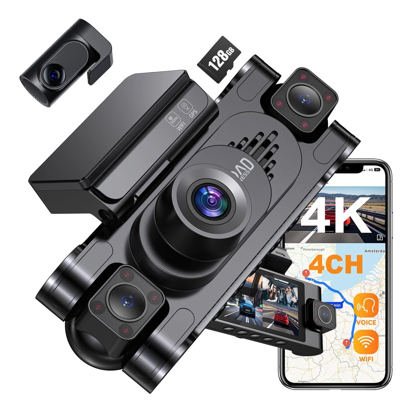 Roadwitness Dash Cam - 4K