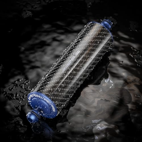 Carbon Fiber Underwater Float Arm - Dual Ball Mounts Compatible with Diving Trays