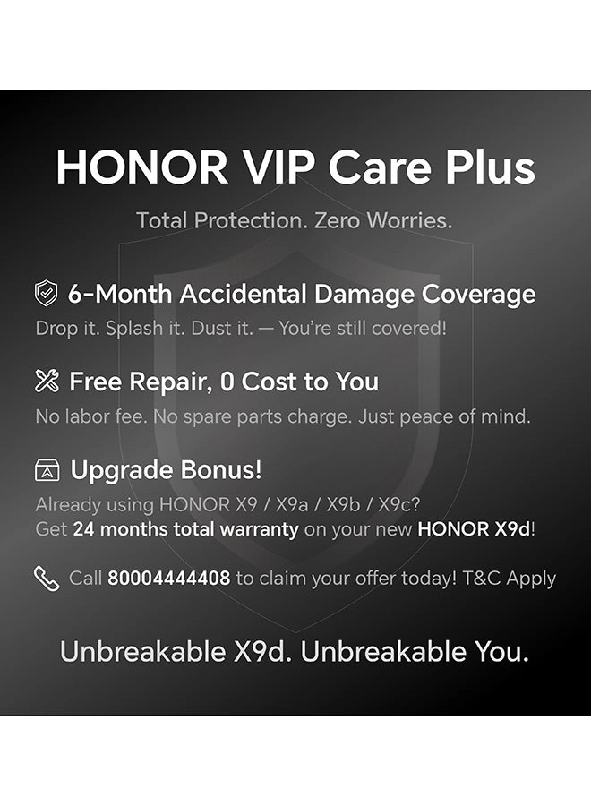 X9d - 12GB 256GB + E6i Buds + Cable + 12 Months Damage Protection